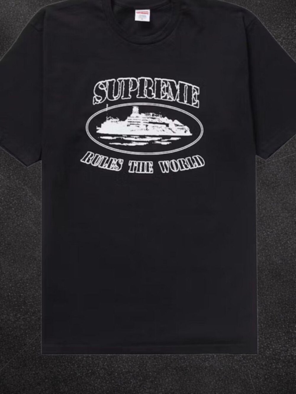 Supreme Rules The World Tee Black Size M
